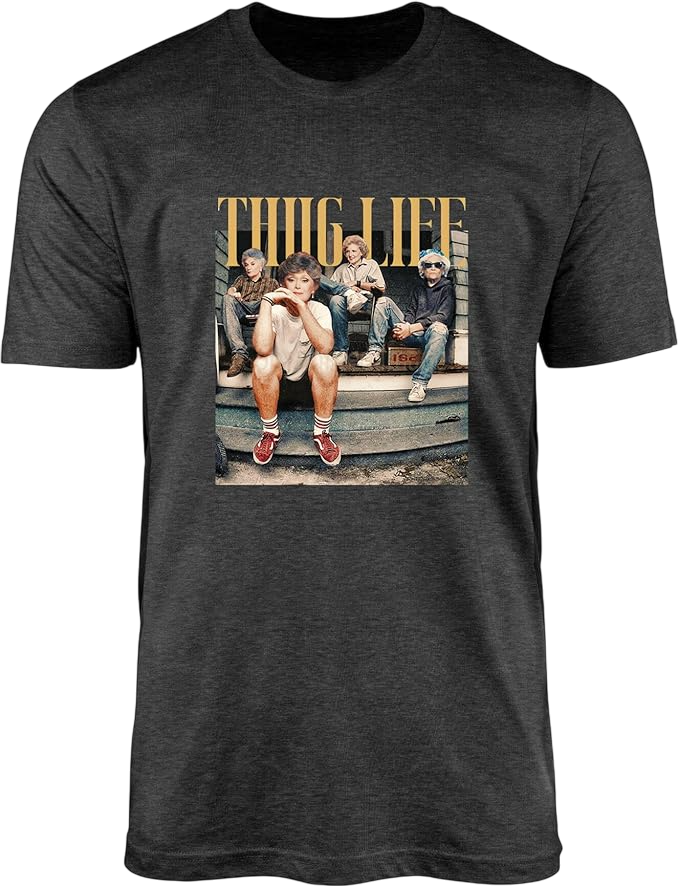 Thug Life Stay Golden Graphic T-Shirt for Women