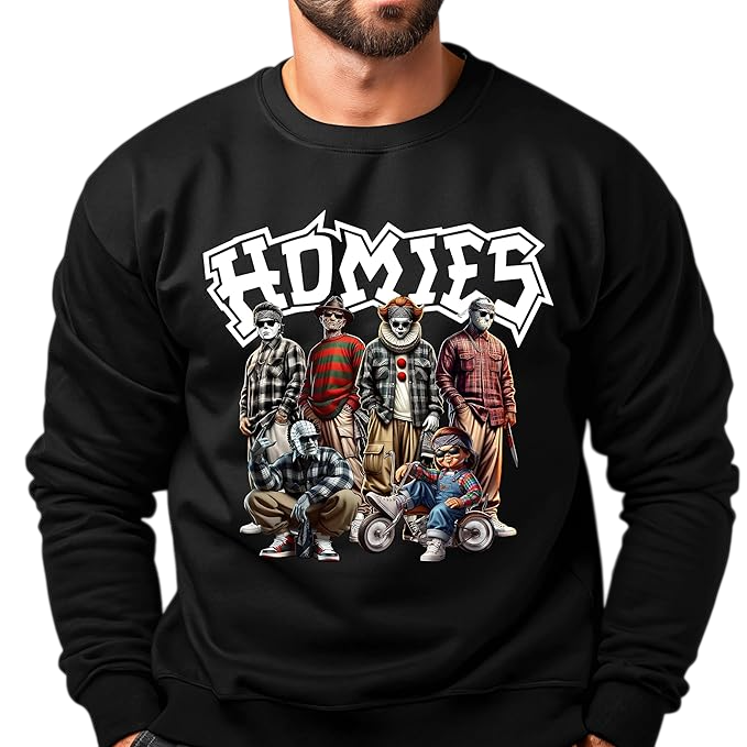 Thug Life Chicano Homies Halloween Character Shirt